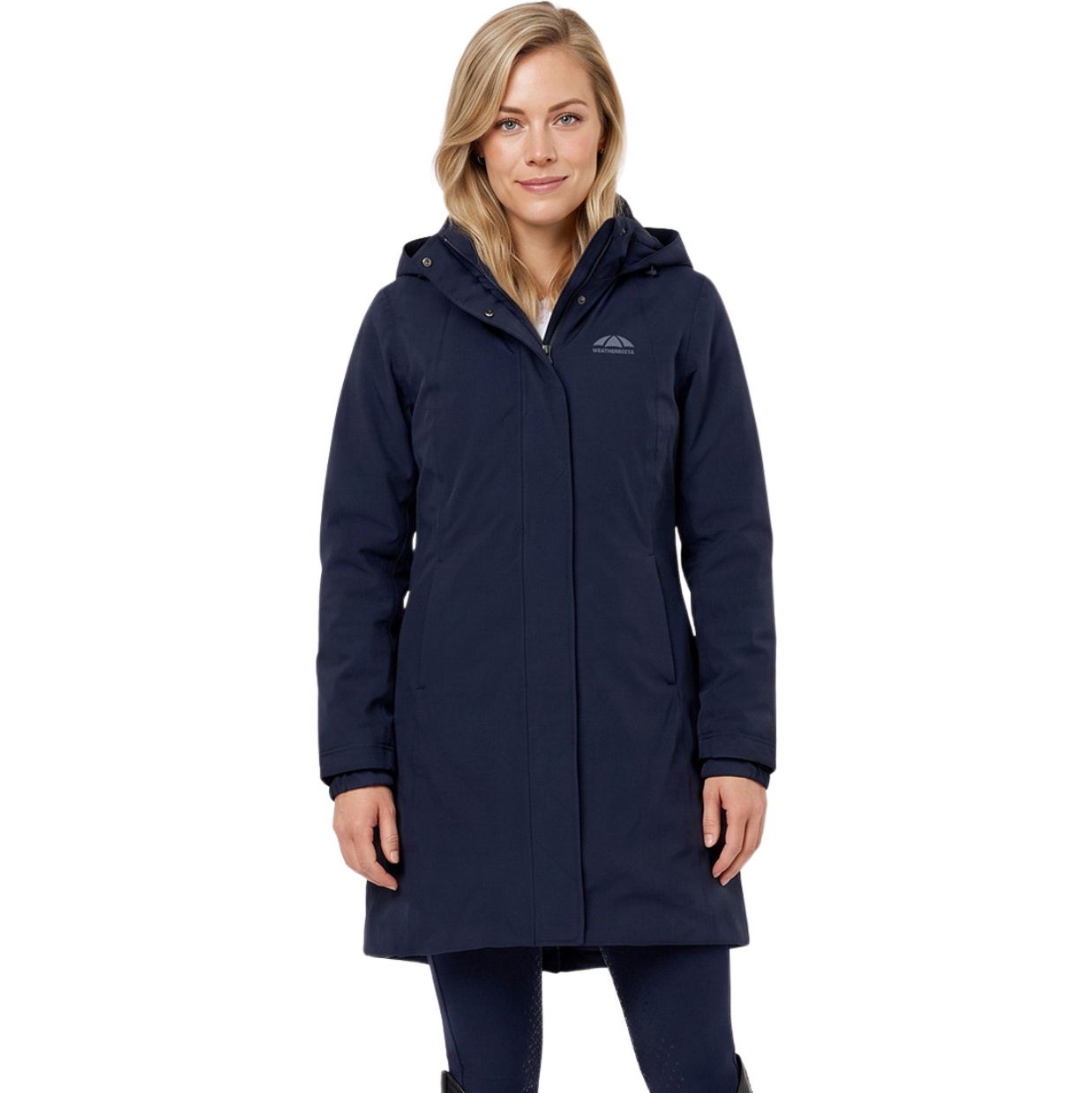 2026 WeatherBeeta Femmes Protect Étanche Isolé Veste De Conduite Longue 1031368 - Navy